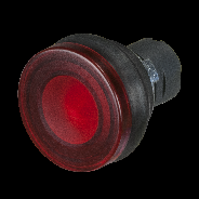 lighting mushroom push button, with sillicon bellows - 22mm